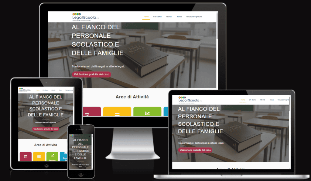sito web avvocati tutela personale scolastico Messina - LegaliScuola