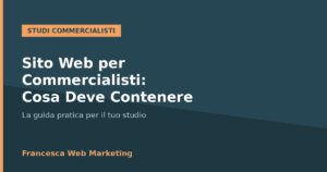 Sito web commercialisti: cosa deve contenere